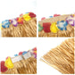 40Cm Performance Grass Skirt With Flowers Bracelets Headband Necklace Hula Set Gold