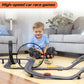 Slot Car Race Track Set, Battery Or Electric Race Car Toys For 3 4 5 6+ Year Old Boys Gifts, 4Pcs Slot Cars & 23 Ft Dual Racing