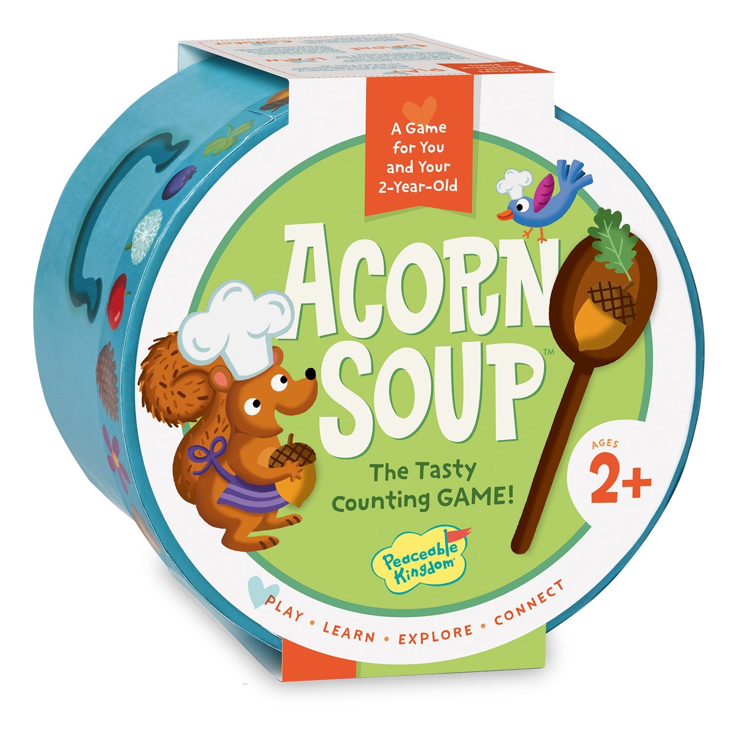 Peaceable Kingdom Acorn Soup  Game for You and Your 2 + Year Old  Fun Toddler Games Ages 24 That Teach Numbers and Counting S