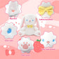 IUTOYYE Easter Bunny Stuffed Animal with Removable Easter Eggshell  7.08 inch Easter Bunny Plush Hide in Easter Egg Plush for Girls Boys mature-themed(Pink)