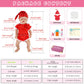 Ivita 16 Inch Sleeping Realistic Full Silicone Baby Doll Reborn Lifelike Newborn Real Life Baby Dolls For Kids Birthday Gifts -