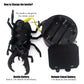 Tipmant RC Beetle Remote Control Insects Realistic Electronic Simulation Climber Animal Prank Toy Vehicle Kids Birthday Gifts (Y