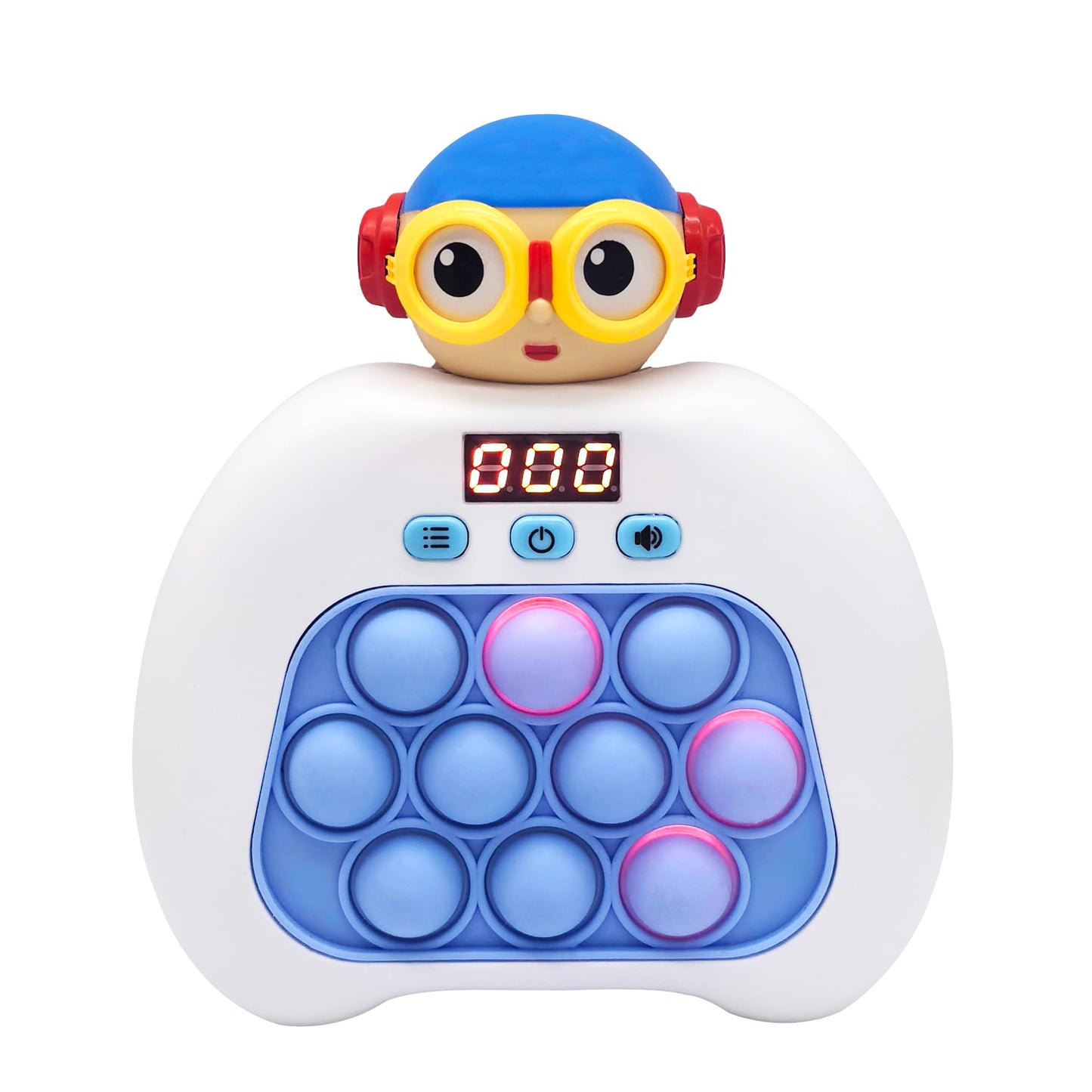 Appash Fast Push Pop It Game Crisp Click Light Up Bubbles Upgraded 10 Modes Quick Push Stress Relieving Buttons Speed Push Senso