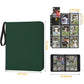 GERMUN Trading Card Binder  720 Pockets Card Binder  9-Poccket Sided Pocket Sports Card Binder  enhanced Card Binders Compatible with MTG  TCG  Baseball Cards(Dark Green)
