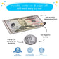 Simply magic 57 PCS Jumbo Magnetic Money - Large Play Money for Kids for Learning, Pretend Money for Classroom Teaching, Toy Mon