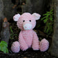 Apricot Lamb Corduroy Pig Stuffed Animal - Soft 8.5-Inch Plush Toy for Children