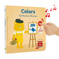 Cali'S Books Colors Sound Book For Toddlers 1-3 | Musical Book Toddlers 1-3 | Interactive Book For 1 Year Old | Learn Colors | 6 Nursery Rhymes | New Songs And New Lyrics
