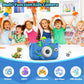 Dinosaur Kids Camera For Boys Girls, Toddler Digital Selfie Camera With Cute Protective Cover And 32G Sd Card, Christmas Birthda