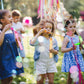 SpringFlower 48 Pcs Bubble Wand, Bubble Wands Bulk, Bubble Party Favor Supply for Summer Indoor & Outdoor Activities, Bubble Sol