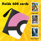 Card Binder 4-Pocket  400 Pockets Fashion Design Trading Card Holder for Sports Card enhanced Card Book Sturdy Card Holder (Pink  400 Card)