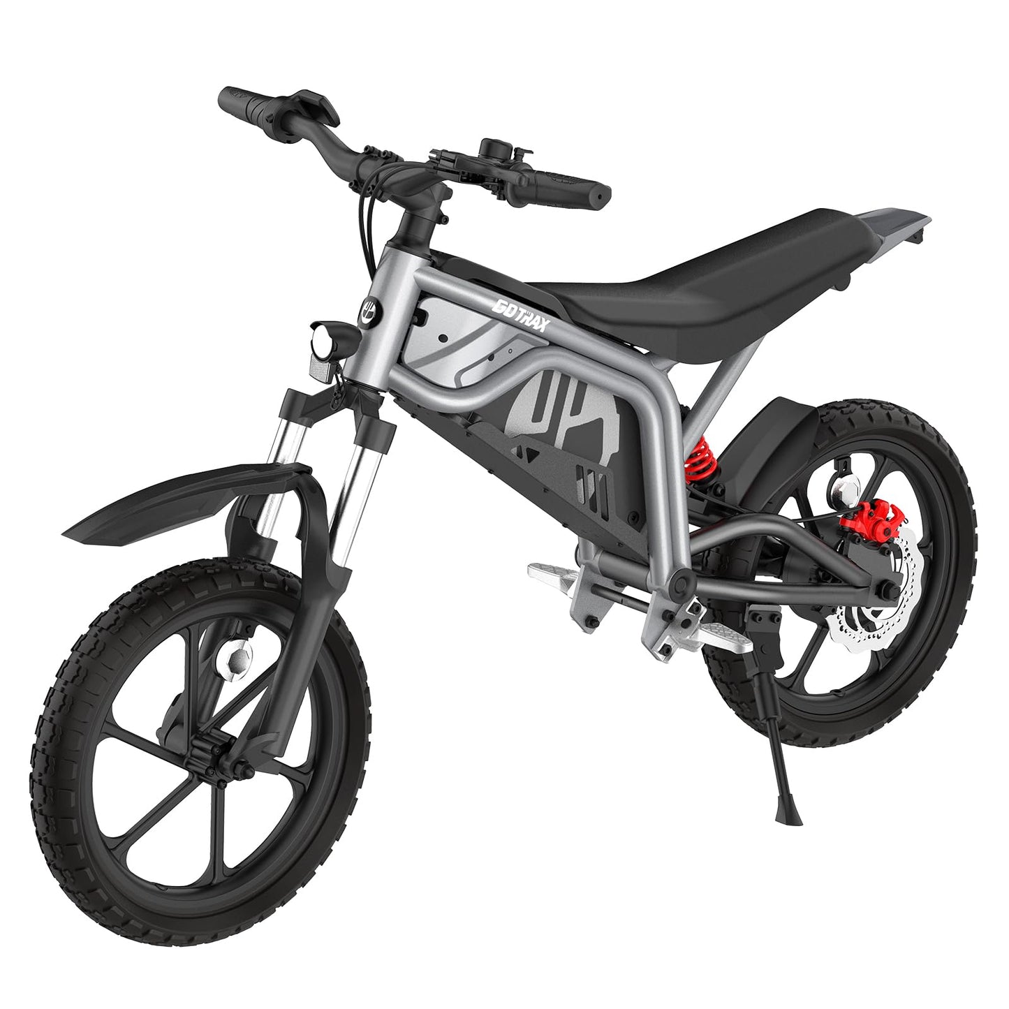Gotrax Astra Electric Dirt Bike, 16'' Pneumatic Tires, Max 16 Mile And 15.5Mph Speed Power By 300W Brushless Motor, Dual Suspens