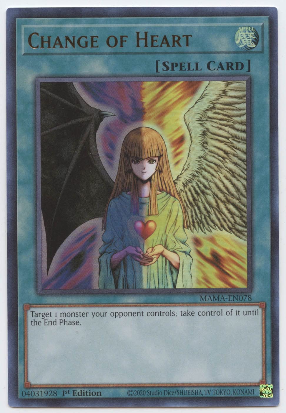 Change Of Heart - Mama-En078 - Ultra Rare - 1St Edition
