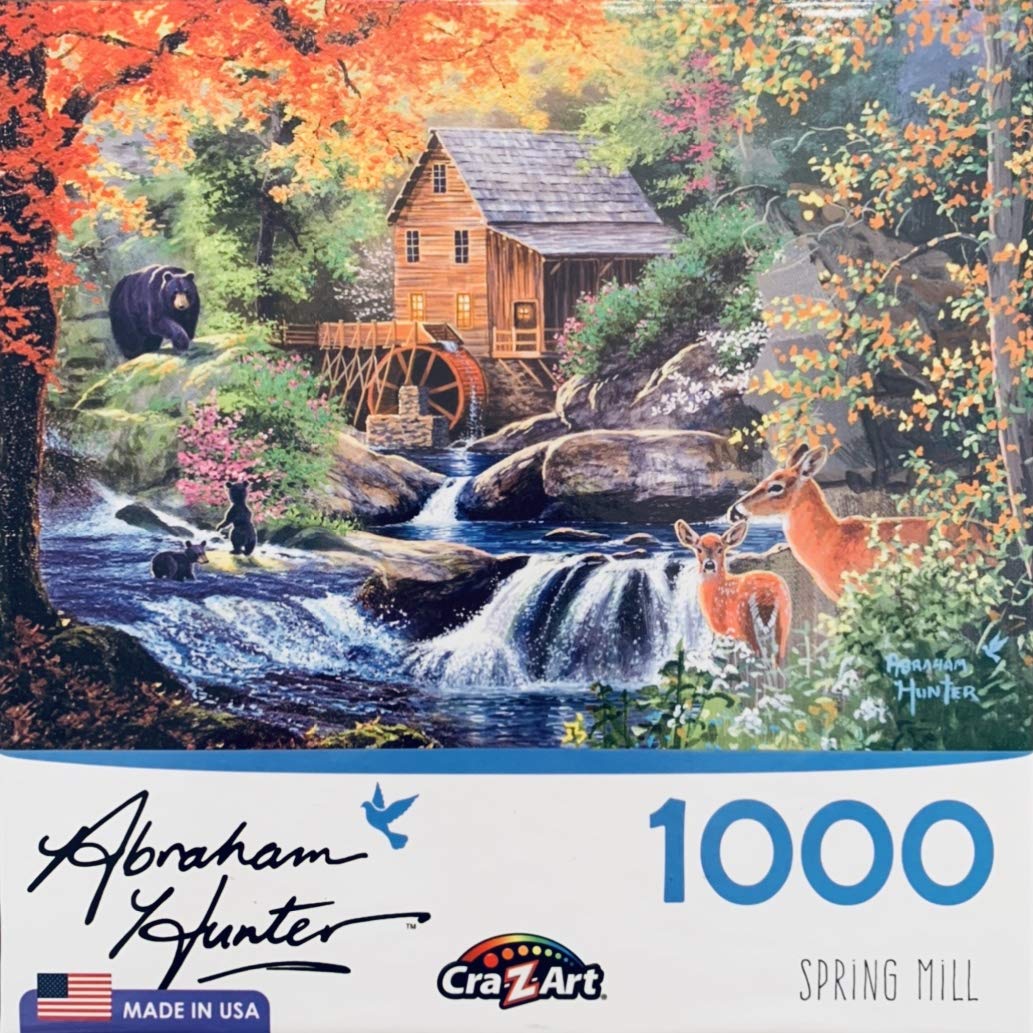 Roseart - Abraham Hunter - Spring Mill - 1000 Piece Jigsaw Puzzle For Adults