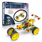 3 Bees & Me Stem Car Building Erector Toy Kit | Educational Metal Project For Boys And Girls Aged 8-11 Years Old (Ages 6-7 With