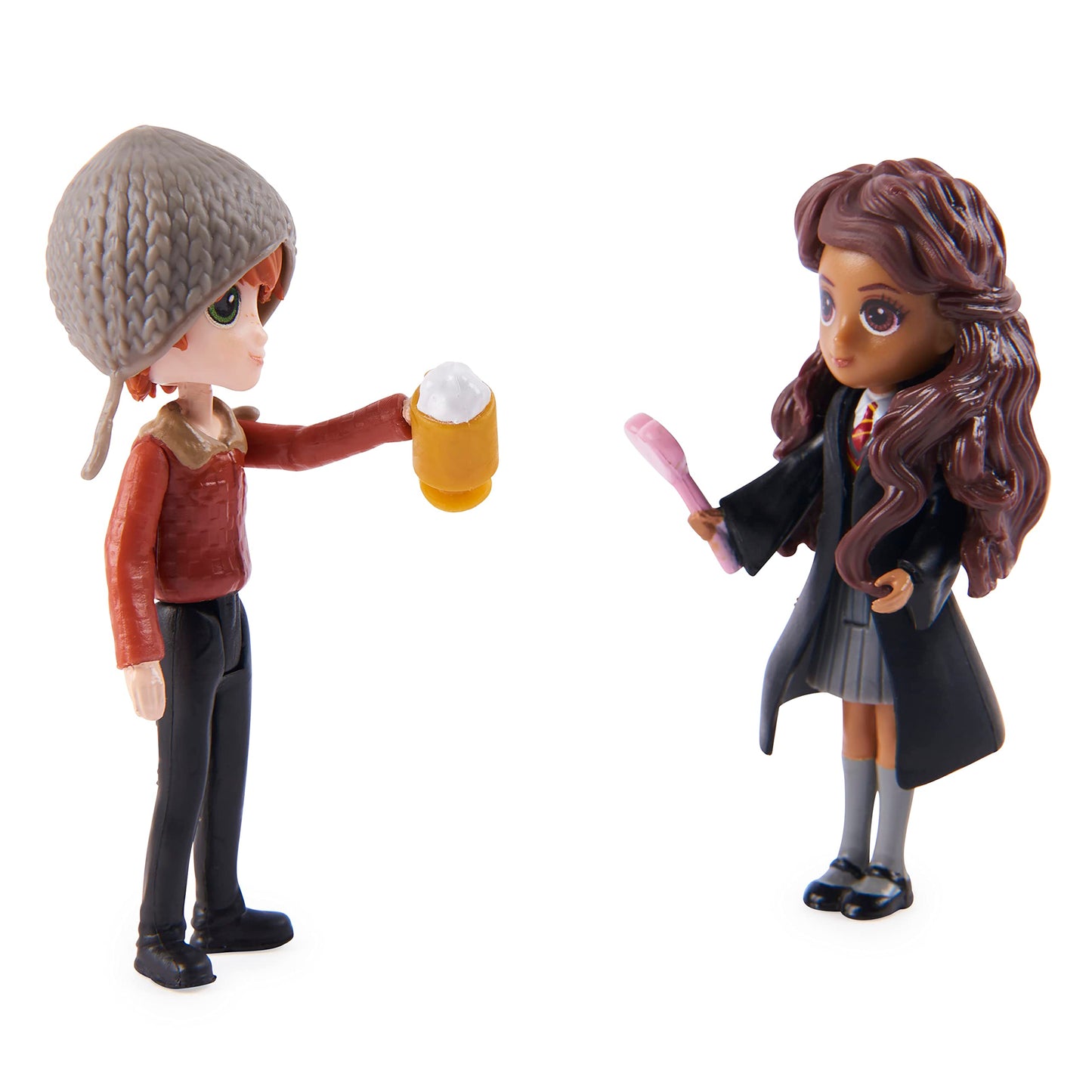 Wizarding World Harry Potter, Magical Minis Ron Weasley & Parvati Patil Set With 2 Doll Accessories, Easter Basket Gifts, Kids T