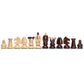 Husaria European International Chess Wooden Game Set, King'S Classic - 18-Inch Large Size Chess Set - Folding Board With Felt Bottom Chessmen