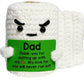 Jcisdoc From Daughter Son Funny Small Gag Handmade Crochet Doll From Daughter Son,Gifts For Dad, Best Dads Ever Thank You,Father