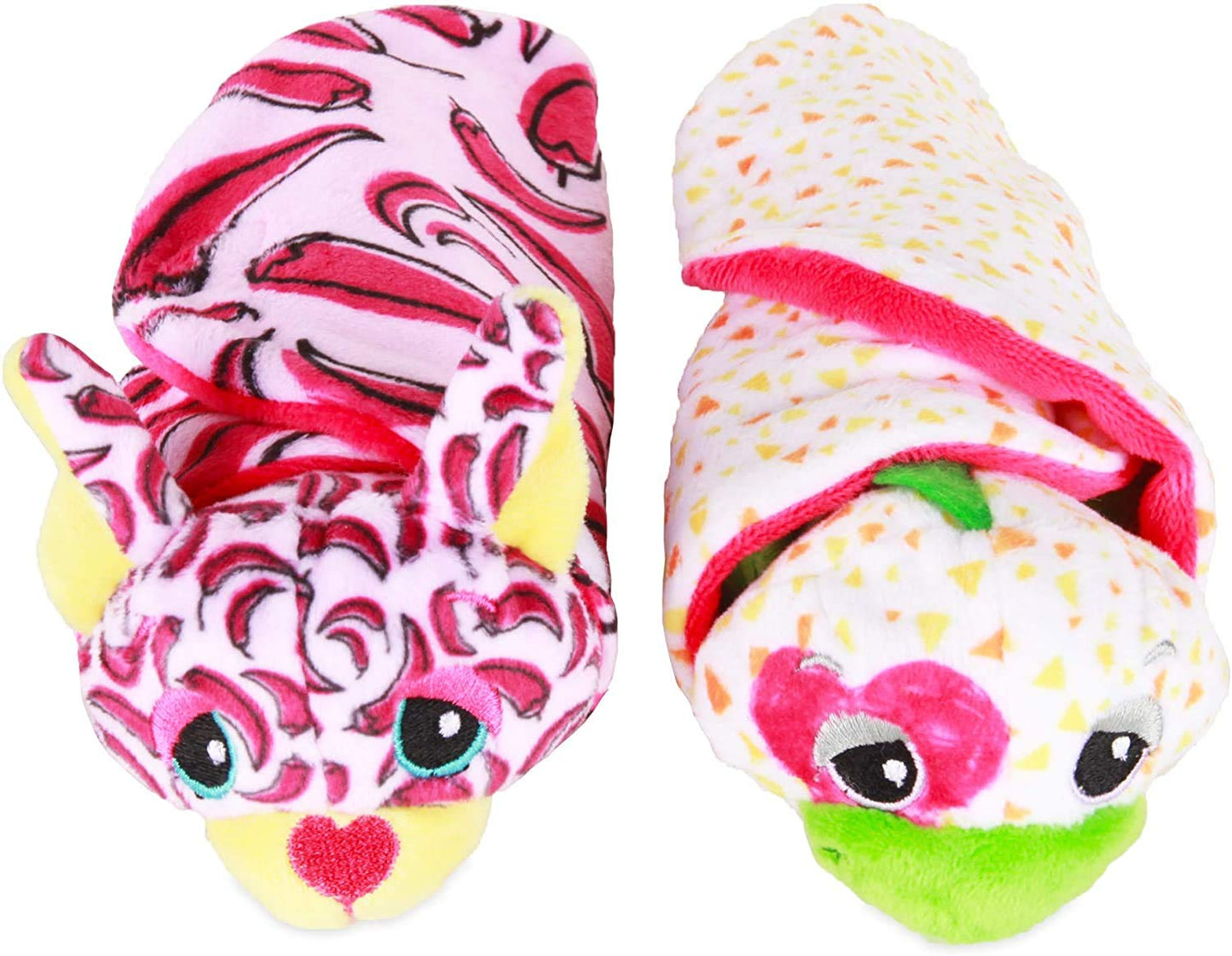 Basic Fun Cutetitos Chips & Salsa Plush Animals - 5" Mini Collectibles - Pink & Purple - Ages 3+, Series 1, Model 39239