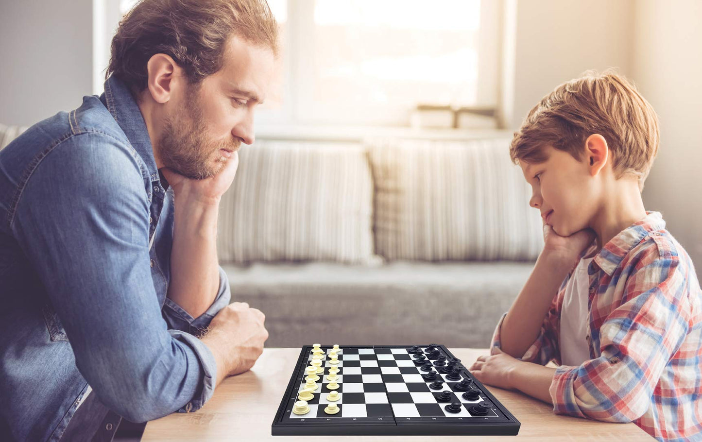 Lexibook , 8-In-1 Games Set, Chess, Checkers, Backgammon, Chinese Checkers, Nine Men'S Morris Game, Snakes & Ladders Game, Goose