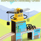 Sainsmart Jr. Wooden Train Set Accessories, Magnetic Rotary Crane Set With Track For Kids Compatible With Thomas, Brio, Chuggington, Melissa And Doug