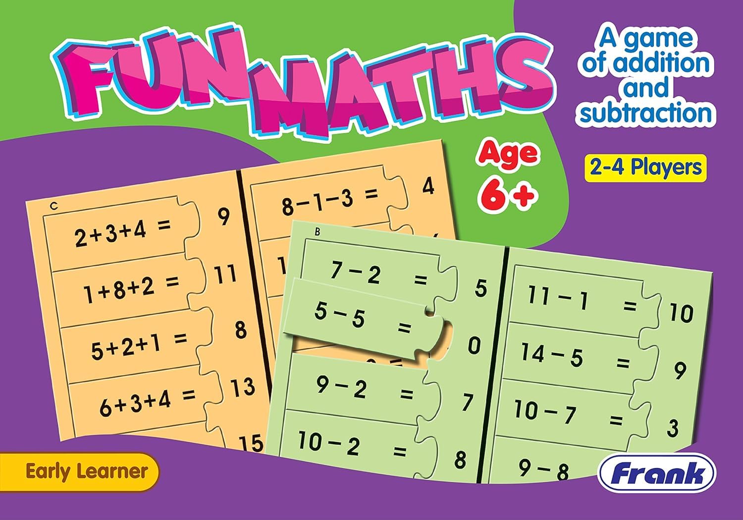 Frank Fun Maths Jigsaw Puzzle For Kids | Fun And Challenging Educational Toys | Brain Booster Kids Games For Focus & Memory | Gi