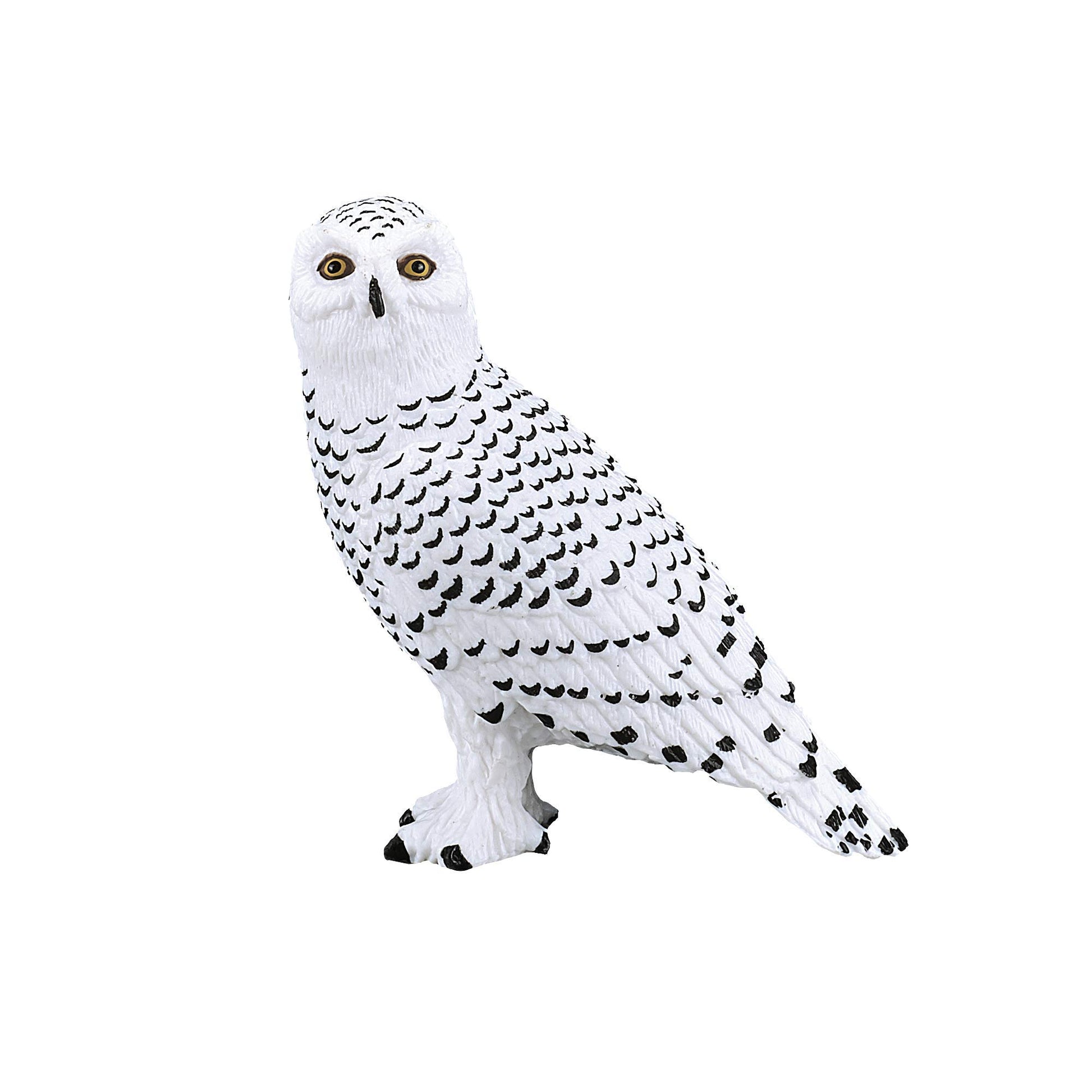 Mojo Snowy Owl Realistic International Wildlife Hand Painted Toy Figurine