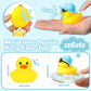Sotiff Mini Rubber Ducks Bulk For Kids Children Cute Yellow Duck Toy For Dashboard Of Car Bathtub Ornaments With Sunglasses Swim Ring Mini Hat Necklace And For Baby Shower(12 Sets,Cute)