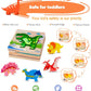 Wooden Puzzles For Toddler, Toys For 1 2 3 Year Old Boys Girls Baby Infant Kids Montessori Learning 6 Animal Pattern Jigsaw Puzz