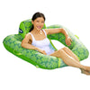 AQUA Zero Gravity Pool Chair Lounge  Inflatable Chair  mature-themed Float  Heavy Duty  Lime Green