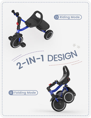 besrey Toddler Tricycle with Bell, Kids Tricycle Age 18 Months to 5 Years, Kids Trikes, Toddler Bikes for 1-3 Year Olds, Toddler
