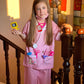 Lontakids Kids Animal Doctor Role Play Costume Veterinarian Pretend Play Dress Up Set With Medical Kit (8-10 Years, Pink)