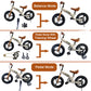 Vtzii Balance Bike 2 In 1 With Pedals Brake Training Wheels Kickstand Pneumatic Tyre,For Kids 2-7 Years Old,Kids Bike 12 14 16 I