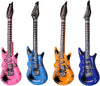 Rock Inflatable Mini Guitars (23 Inches) Vinyl. Perfect Party Favor, Dj Dance 80S Rocker (8)