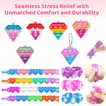 Taulaap 108 PCS Valentines Day Party Favors for Kids Boy Girl, Treasure Box Toys, Pinata Filler Goodie Bag Stuffers, School Clas