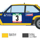 Italeri 3667 1:24 Fiat 131 Abarth Rally OLIO Fiat Model Building Kit, Stand Model Building, Crafts, Hobby, Gluing, Plastic Kit,