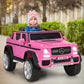 OLAKIDS Kids Ride On Car  Licensed Mercedes-Benz Maybach G650S with Remote Control  12V Battery Powered Electric Vehicle Driving Toy with 3 Speeds  Wheels Suspension  Horn  Music  USB  TF