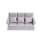Tukaneeko 1:12 Dollhouse Couch With Three Pillows Mini Dollhouse Furniture Decoration Miniature Sofa For Doll House Living Room