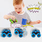 LODBY Toddler Toys for 2 3 4 5 Year Old Boy Easter Gifts, Pull Back Vehicle Monster Trucks for Toddlers Toys Age 2-4-6 Friction