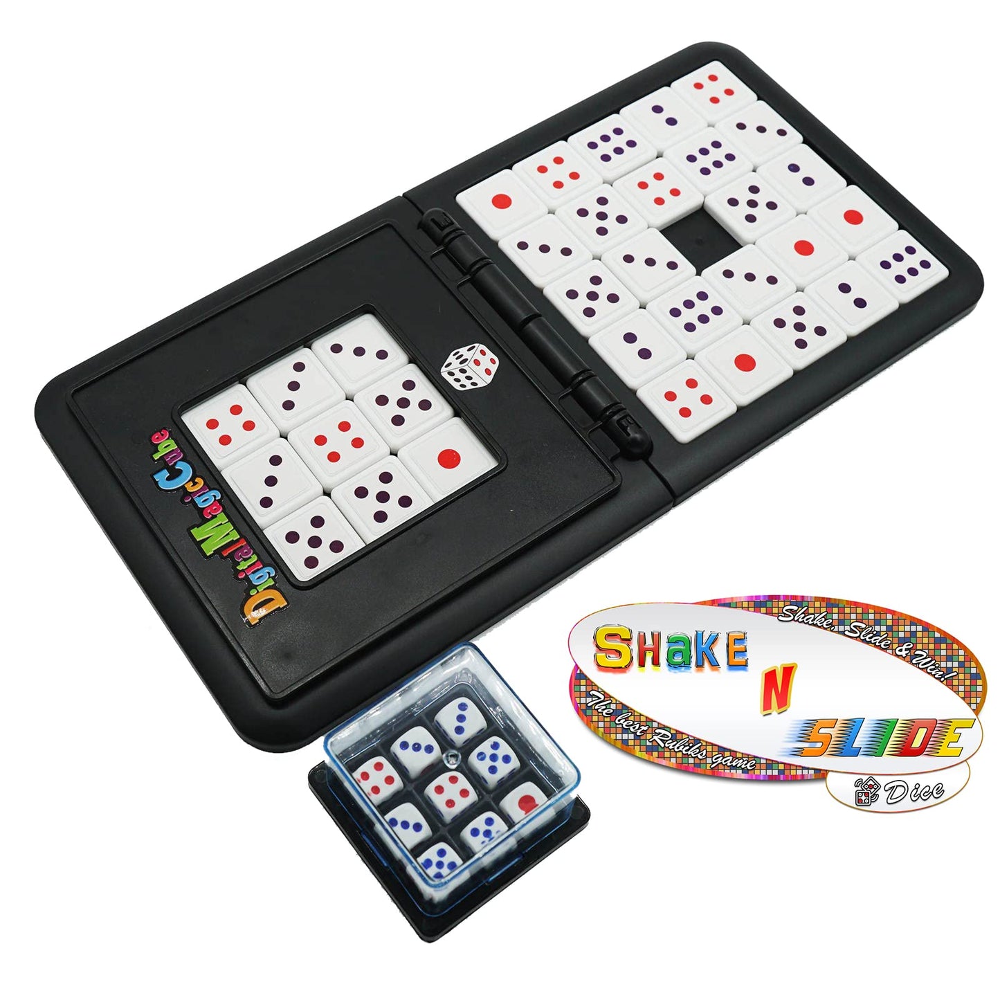 Shake & Slide Block Game Shape Matching Intelligence Board Game For Family Game Nights