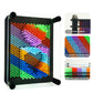 3D Pin Art Sensory Toy Size 5X3.7 Inches Needles Pin Impression Toy Intellectual Fun Rainbow Toys, Rainbow