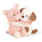 IAMPOK 8.7 Pig and Puppy Lime&Basil Scented Hugging Plush Stuffed Animal