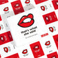 That's What She Said Game - Hilariously Twisted Party Game for Ages 17+ - White/Red - Model 91537 - Fun Paper Game
