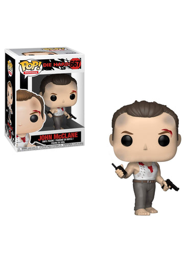 Funko Pop Movies Die Hard John McClane Vinyl Figure Model 34868 Multicolor Collectible