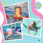 Hanaive 2 Pack Pool Noodles 52 Inch Foam Pool Swim Noodles Hollow Foam Noodle for Swimming Floats DIY Floating Craft Projects (G