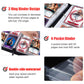 400 Pockets Card Binder for Trading Cards Portable Waterproof Storage Bag with Removable Sleeves for Sports Cards Collectors
