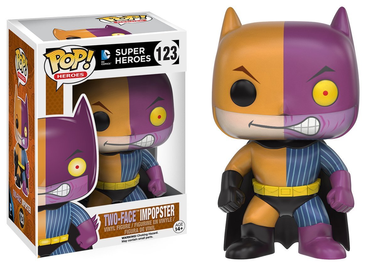 Funko Pop Heroes Villains As Batman Two-Face Action Figure