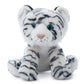 The Petting Zoo Tiger Stuffed Animal, Gifts For Kids, Wild Onez Zoo Animals, White Tiger Plush Toy 9 Inches