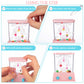 Gejoy 4 Pieces Water Games Handheld Valentines Day Gifts For Kids Mini Waterful Ring Toss Retro Pastime Toys Car Games Birthday Party Favor For Classroom Kids Adults Gifts(Elegant Style)