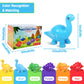 Numbers Matching Game 10 Pcs,123 Counting Dinosaur Toy Montessori Learning Toys For 12 Months Toddlers Kids Ages 1 2 3 4 5 Years Old, Mathematics Educational Preschool Fine Motor Skill Dinosaur Set