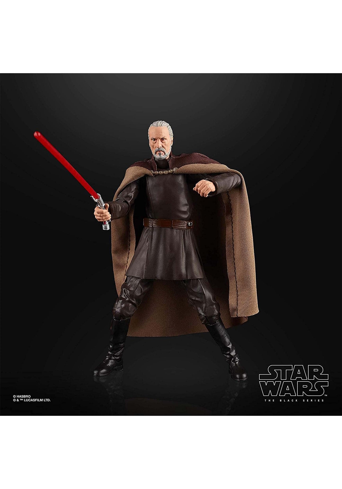 Star Wars The Black Seriescount Dooku Toy 6' Scale Attack Of The Clones Collectible Figure